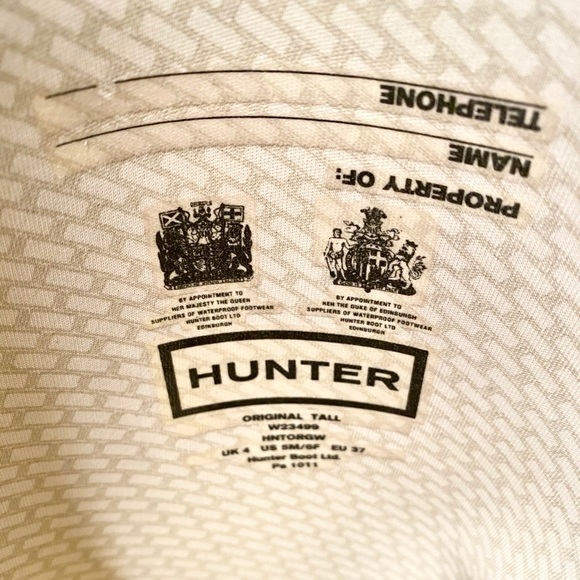 Hunter Original Tall Boots in Cafe Latte - Picture 11 of 12